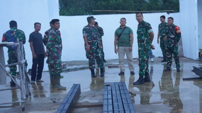 Akselerasi Pembangunan, Dandim 1015/Sampit Dampingi Pamen Ahli Kodam XXII/TB Monitor Proyek KDKMP dan Jembatan Garuda