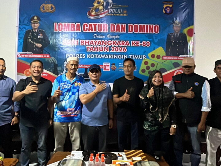 Pembukaan Turnamen Catur dan Domino Semarakkan HUT Bhayangkara ke-80 Berlangsung Meriah