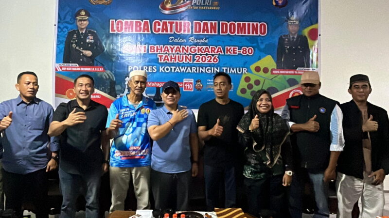 Pembukaan Turnamen Catur dan Domino Semarakkan HUT Bhayangkara ke-80 Berlangsung Meriah