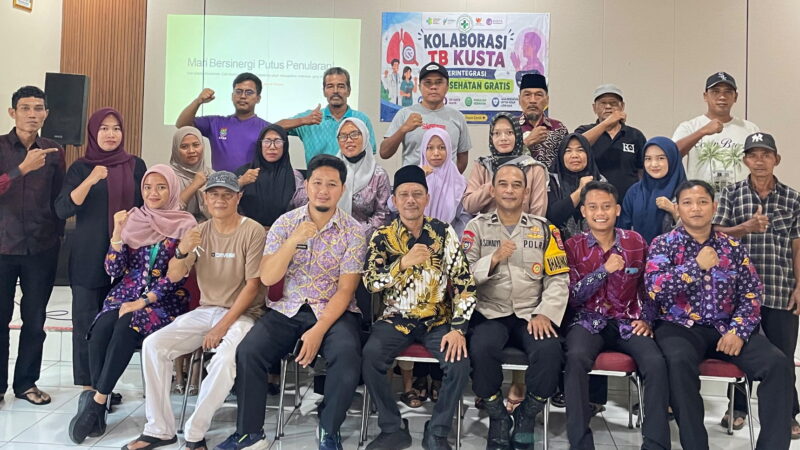 Bhabinkamtibmas Hadiri Rapat Kolaborasi TB dan Kusta di Desa Ranca Iyuh