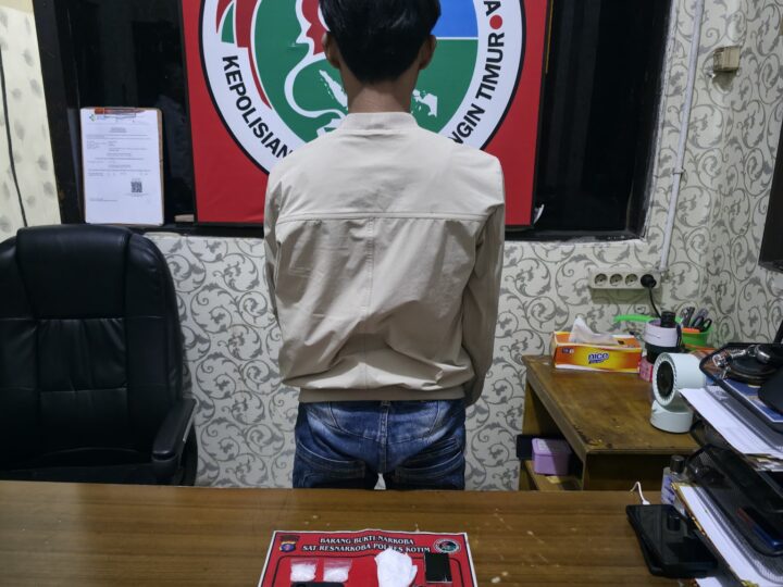 Bawa 2 Paket Sabu, Warga Pelangsian Diamankan Satresnarkoba Polres Kotim