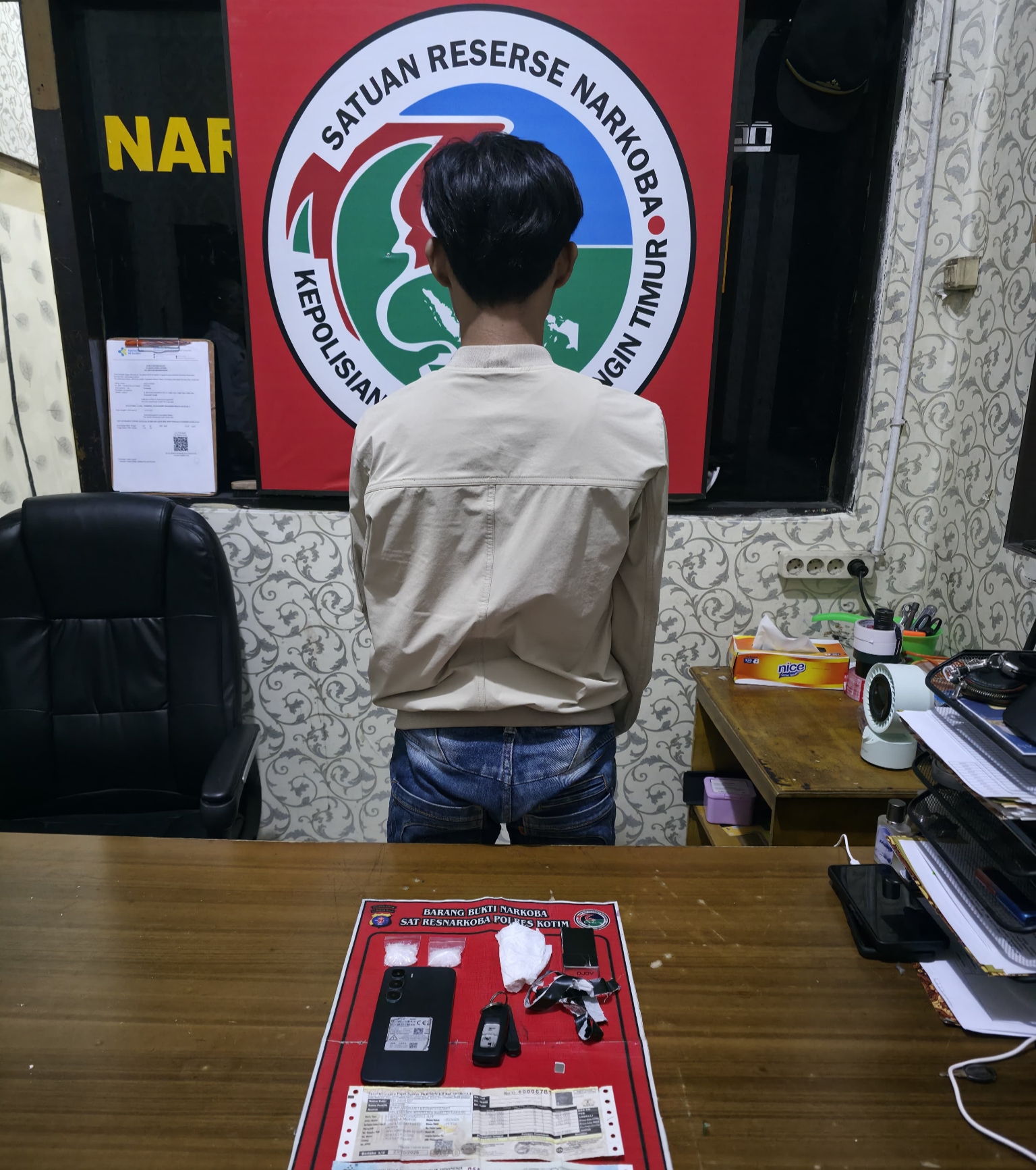 Bawa 2 Paket Sabu, Warga Pelangsian Diamankan Satresnarkoba Polres Kotim