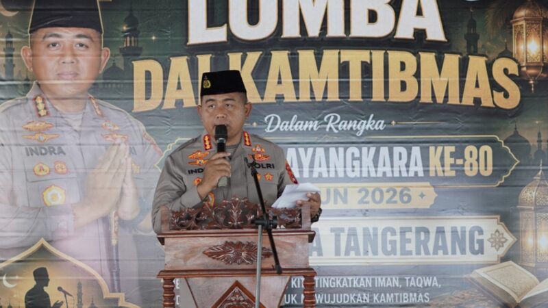 Polresta Tangerang Gelar Lomba Dai Kamtibmas Jelang Hari Bhayangkara Ke-80