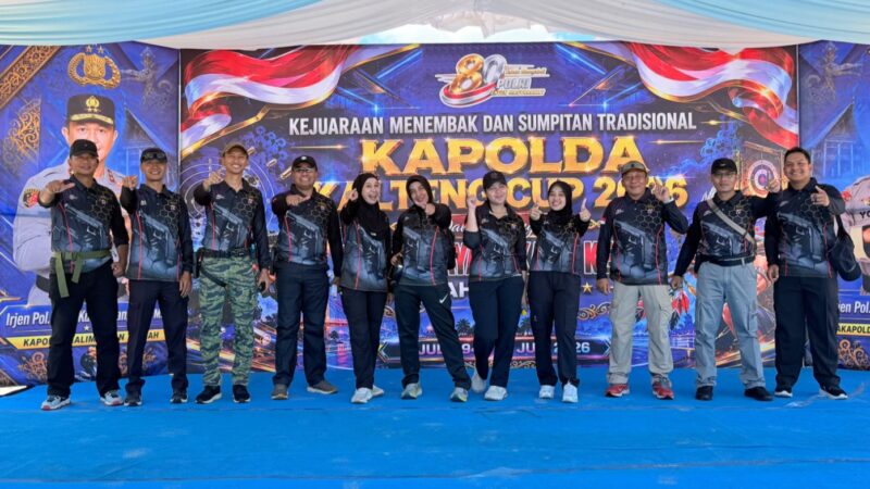 Meriahkan HUT Bhayangkara ke-80, Personel Polres Kotim Unjuk Gigi di Lomba Menembak Polda Kalteng