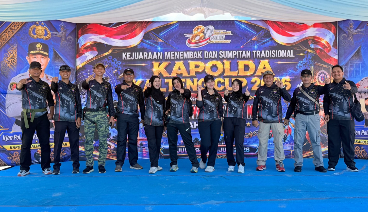 Meriahkan HUT Bhayangkara ke-80, Personel Polres Kotim Unjuk Gigi di Lomba Menembak Polda Kalteng