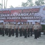 105 Personel Polresta Tangerang Naik Pangkat, Kapolresta Minta Tingkatkan Kualitas Pelayanan