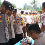 Jaga Kedisiplinan Anggota, Wakapolres Kotim Gelar Gaktiblin dan Sosialisasi Super App di Polsek Antang Kalang