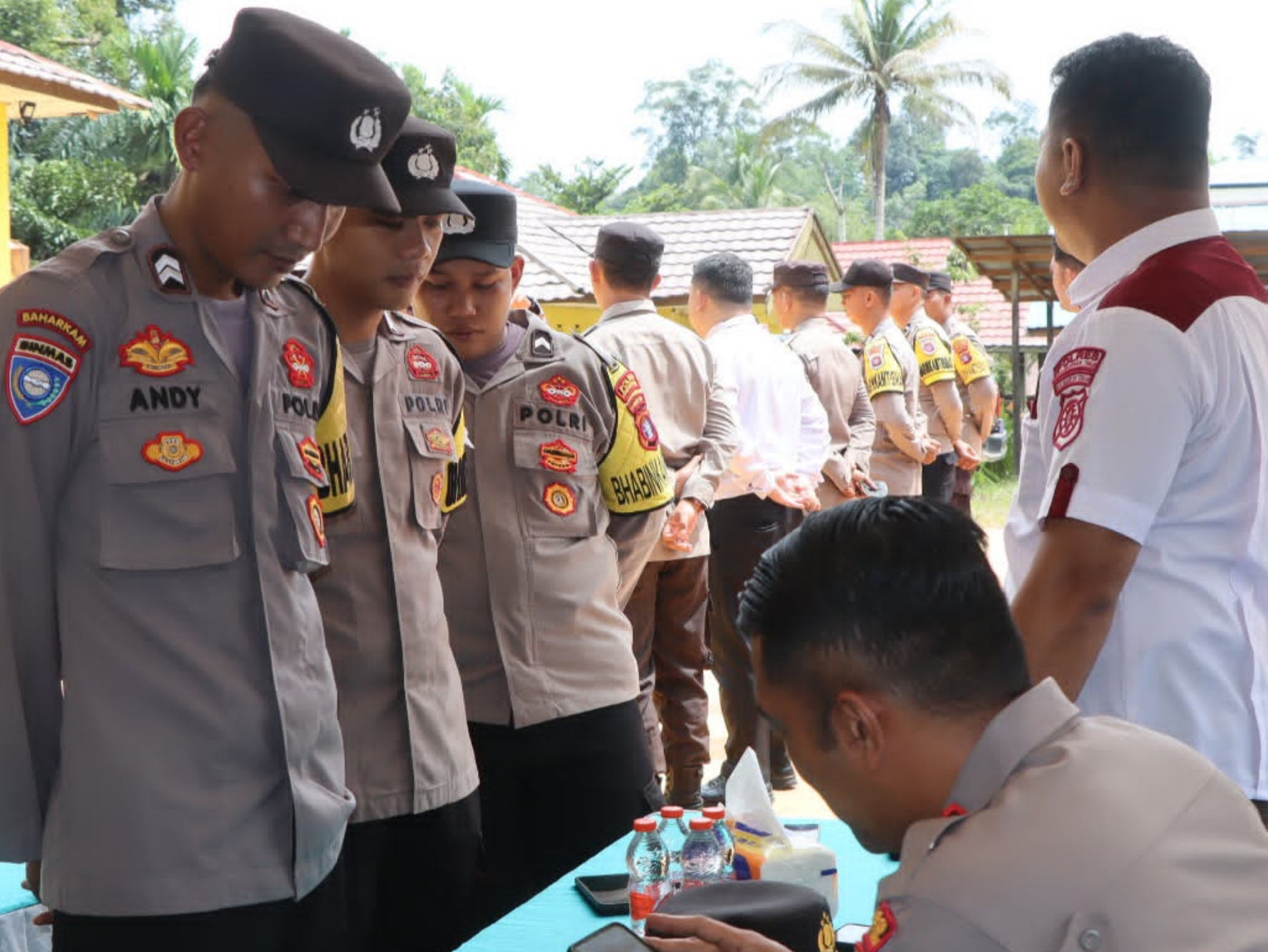 Jaga Kedisiplinan Anggota, Wakapolres Kotim Gelar Gaktiblin dan Sosialisasi Super App di Polsek Antang Kalang