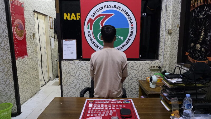 Jual Sabu di Toko Vapor, Seorang Pria di Parenggean Diamankan Satresnarkoba Polres Kotim