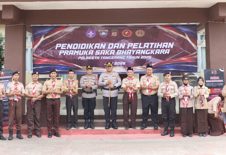 Buka Diklat Saka Bhayangkara, Kapolresta Tangerang Ajak Generasi Muda Jadi Pelopor Disiplin dan Kamtibmas