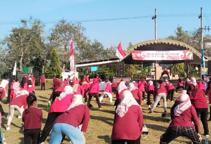 KPRI-BG Bandung Tulungagung Gelar Senam Bungah Sumringah, Peringati HUT ke-79 Koperasi Indonesia