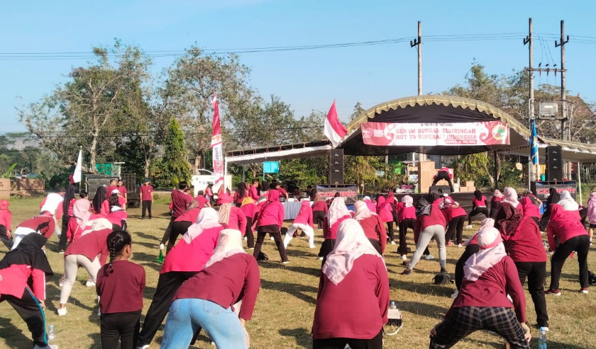 KPRI-BG Bandung Tulungagung Gelar Senam Bungah Sumringah, Peringati HUT ke-79 Koperasi Indonesia