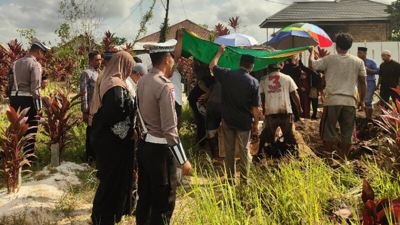 Wujud Kepedulian, Satlantas Polres Kotim Kawal Pemakaman Warga Melalui Program Saudara Paduka