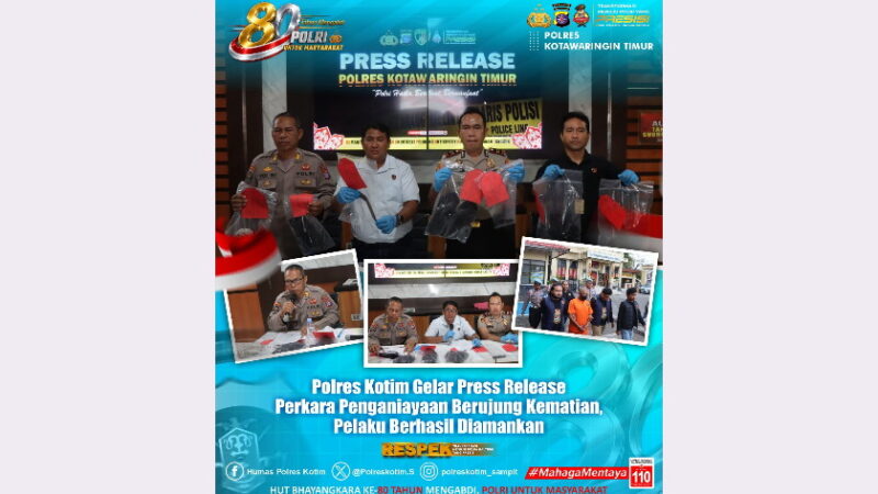 Cekcok Saat Hendak Beli Sabu, Pria di Sampit Tega Tikam Teman Hingga Tewas