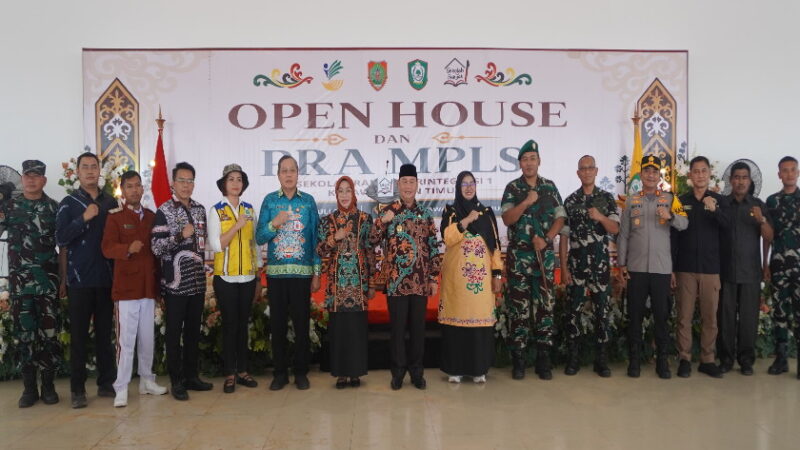 Dandim 1015/Sampit Hadiri Open House dan Pra MPLS Sekolah Rakyat Terintegrasi 1 Kotim