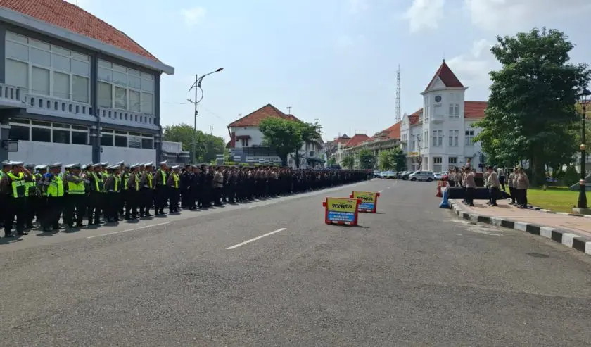 Amankan Aksi Damai Kelompok Silat di Surabaya, Polrestabes Terjunkan 1.839 Petugas Gabungan