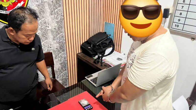 Simpan 10 Paket Sabu di Dompet, Pria Berinisial MD Diamankan Polsek Kota Besi SAMPIT
