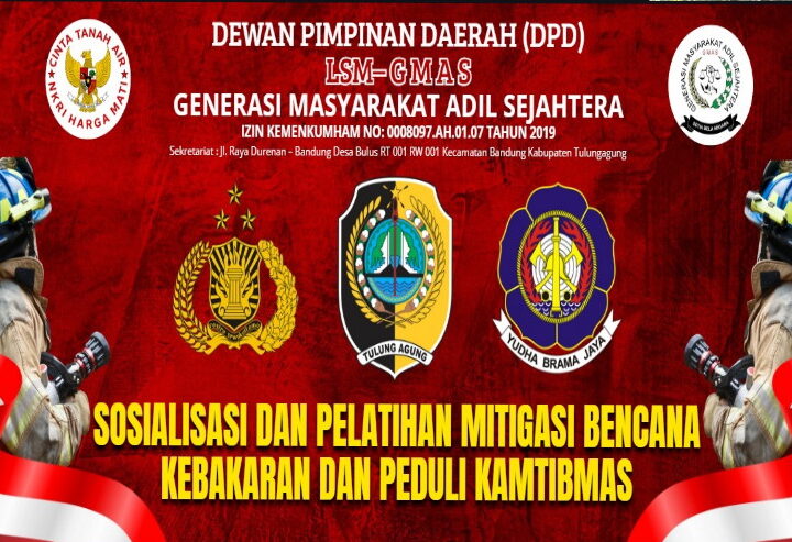 Gandeng Polres dan Damkar Tulungagung, LSM GMAS Bangkitkan Rasa Peduli Lingkungan