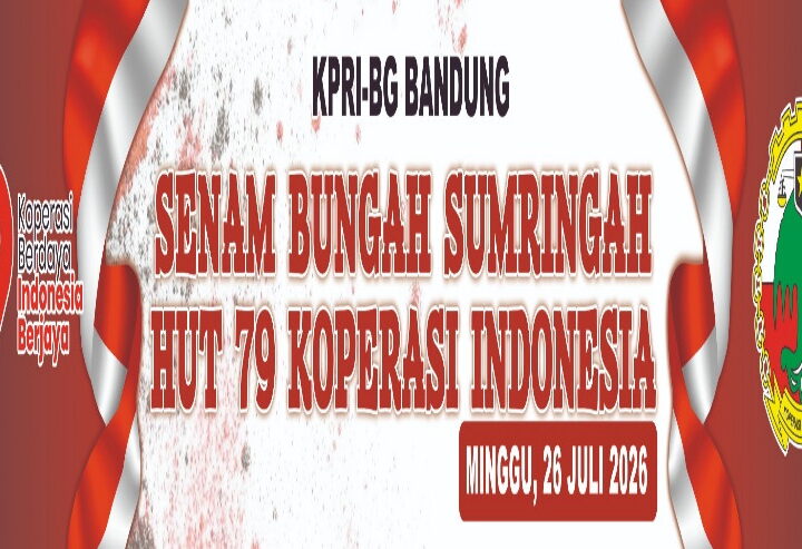 KPRI-BG Bandung Kabupaten Tulungagung Gelar Senam Bungah Sumringah, Meriahkan HUT ke-79 Koperasi Indonesia