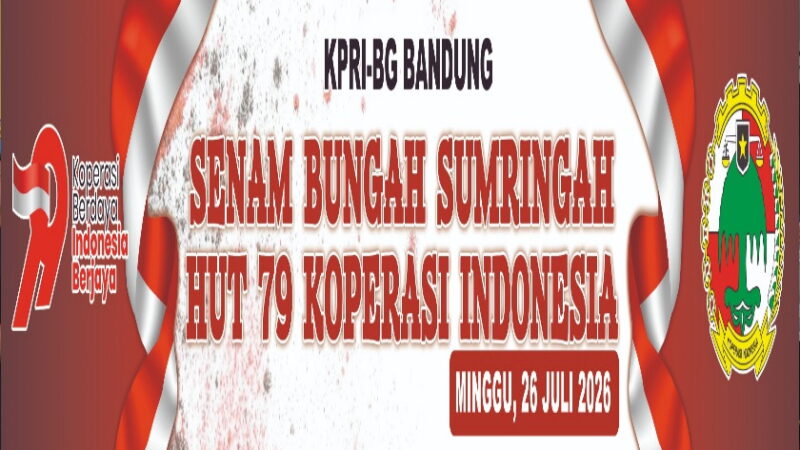 KPRI-BG Bandung Kabupaten Tulungagung Gelar Senam Bungah Sumringah, Meriahkan HUT ke-79 Koperasi Indonesia