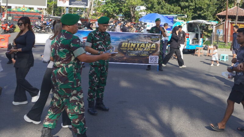 Jaring Minat Generasi Muda, Kodim 1015/Sampit Gelar Sosialisasi dan Bagikan Brosur Pendaftaran TNI AD