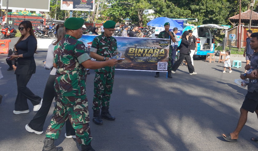 Jaring Minat Generasi Muda, Kodim 1015/Sampit Gelar Sosialisasi dan Bagikan Brosur Pendaftaran TNI AD