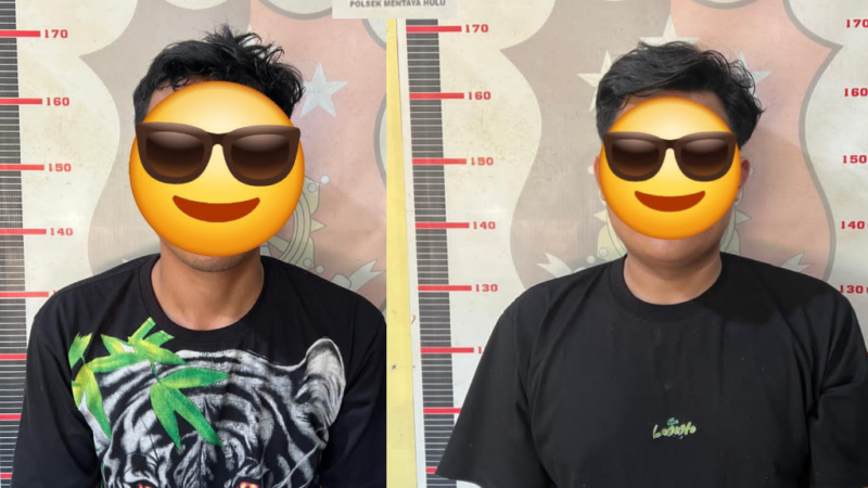 Resmob Polres Kotim Ringkus 2 Pelaku Pembunuhan di Mentaya Hulu
