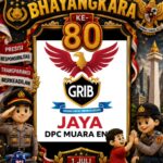 DPC GribJaya Kabupaten Muara Enim Sampaikan Ucapan Selamat Hari Bhayangkara ke-80