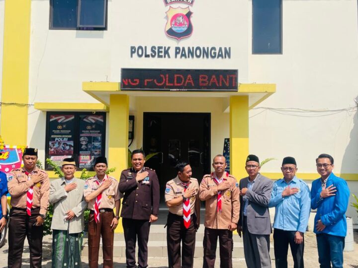 Forkopimcam Panongan Berikan Kejutan dan Ucapan Selamat Hari Bhayangkara ke-80 di Mako Polsek Panongan