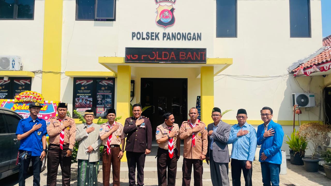 Forkopimcam Panongan Berikan Kejutan dan Ucapan Selamat Hari Bhayangkara ke-80 di Mako Polsek Panongan