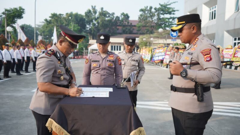 Rotasi Pejabat Polresta Tangerang, Kapolresta: Organisasi Harus Terus Bergerak Menjawab Tantangan