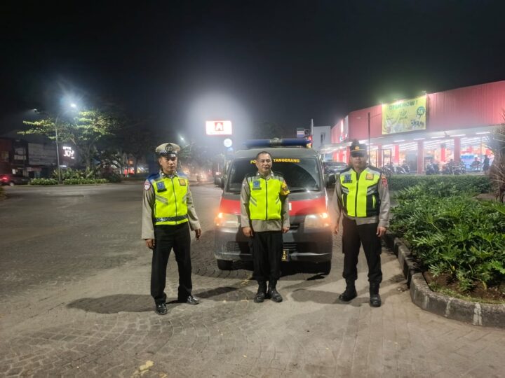 Iptu Mahdi Pimpin Patroli KRYD Polsek Cikupa, Antisipasi Gangguan Kamtibmas pada Malam Hari