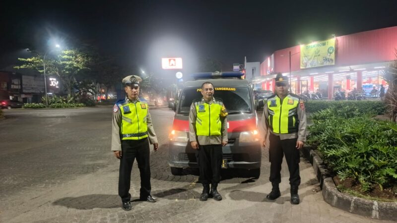 Iptu Mahdi Pimpin Patroli KRYD Polsek Cikupa, Antisipasi Gangguan Kamtibmas pada Malam Hari