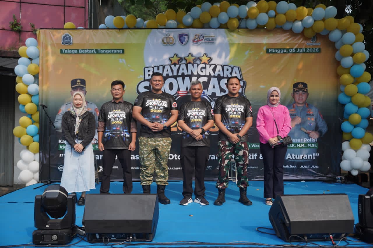 Bhayangkara Showcase, Polresta Tangerang Ajak Salurkan Hobi Otomotif Secara Positif