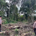 Polsek Kotawaringin Lama Gencar Sosialisasikan Cegah Karhutla.