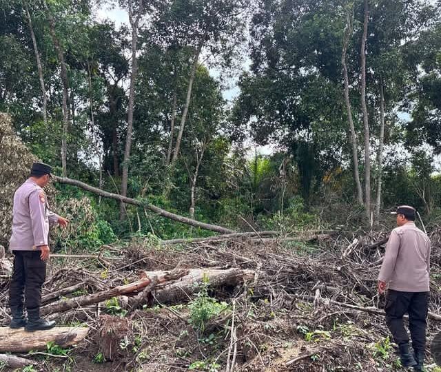 Polsek Kotawaringin Lama Gencar Sosialisasikan Cegah Karhutla.