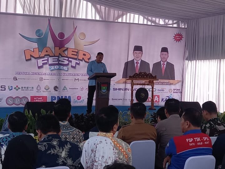 Polsek Panongan Amankan Pelaksanaan Tangerang Naker Fest 2026, Ratusan Pencari Kerja Ikuti Job Fair