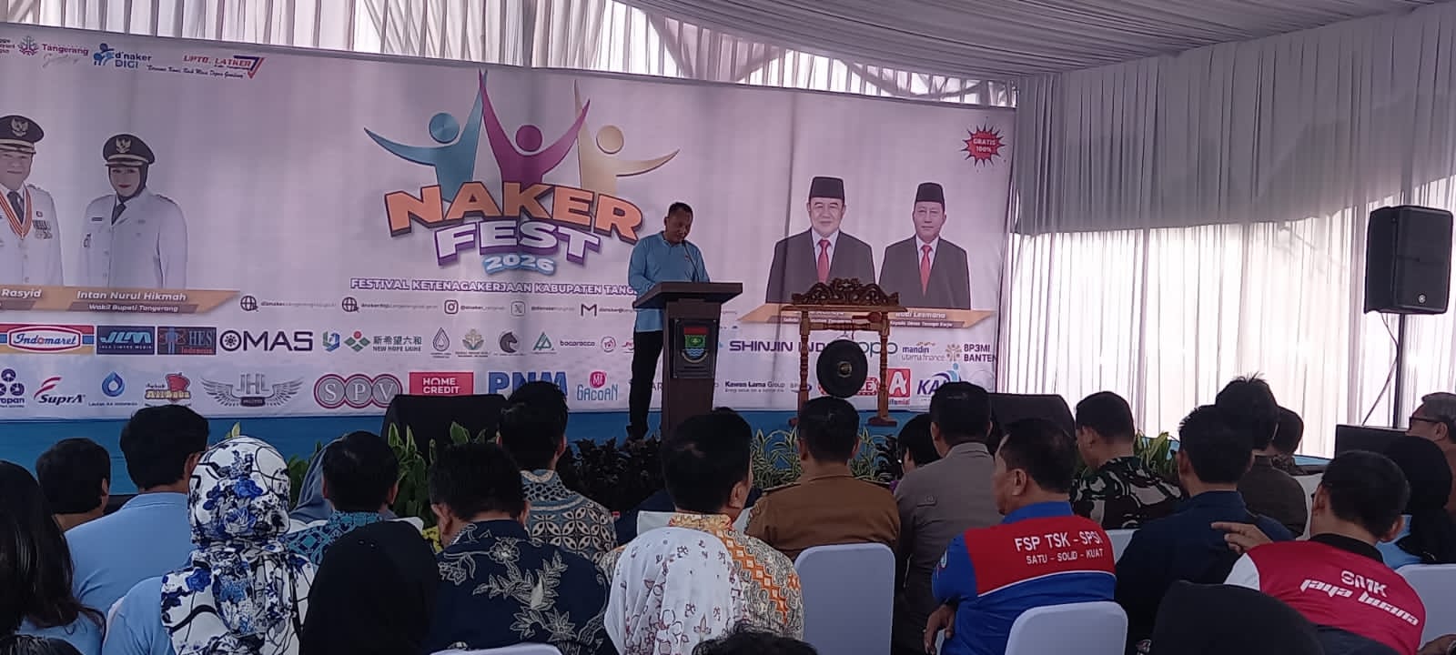 Polsek Panongan Amankan Pelaksanaan Tangerang Naker Fest 2026, Ratusan Pencari Kerja Ikuti Job Fair