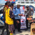 Masih Suasana HUT Bhayangkara Ke-80, Satlantas Polres Kotim Gelar “Polantas Menyapa”