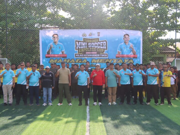 Peringati HUT Bhayangkara ke-80, Kapolres Kotim Buka Turnamen Mini Soccer Kapolres Cup 2026