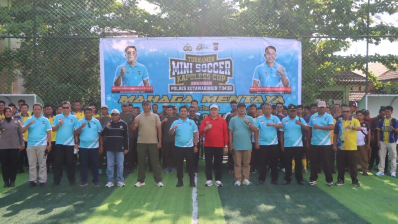Peringati HUT Bhayangkara ke-80, Kapolres Kotim Buka Turnamen Mini Soccer Kapolres Cup 2026