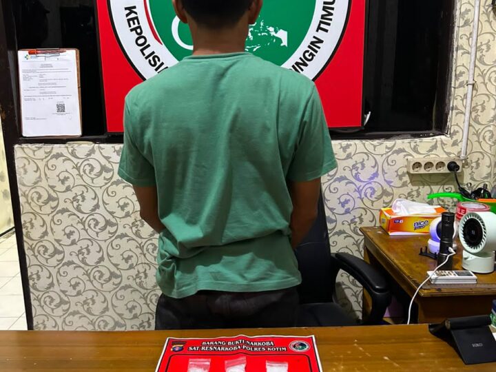 Bawa, Simpan, dan Jual Sabu: Satresnarkoba Polres Kotim Amankan Pria Berinisial AR