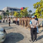 Kapolsek Panongan Pimpin Apel Pengamanan Hari Kedua Festival Ketenagakerjaan di Mall Ciputra Tangerang