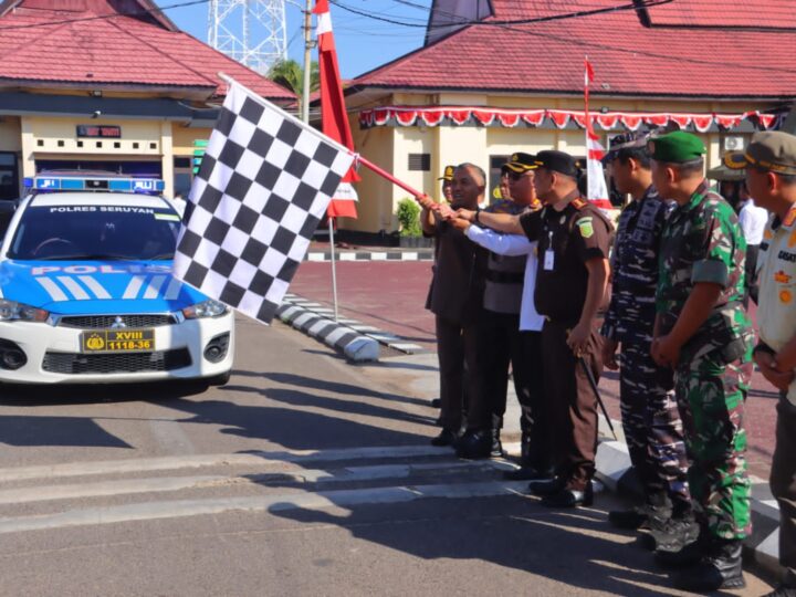 Jaga Kondusivitas Pilkades Serentak, TNI-Polri Bersinergi dalam Apel Pergeseran Pasukan di Seruyan