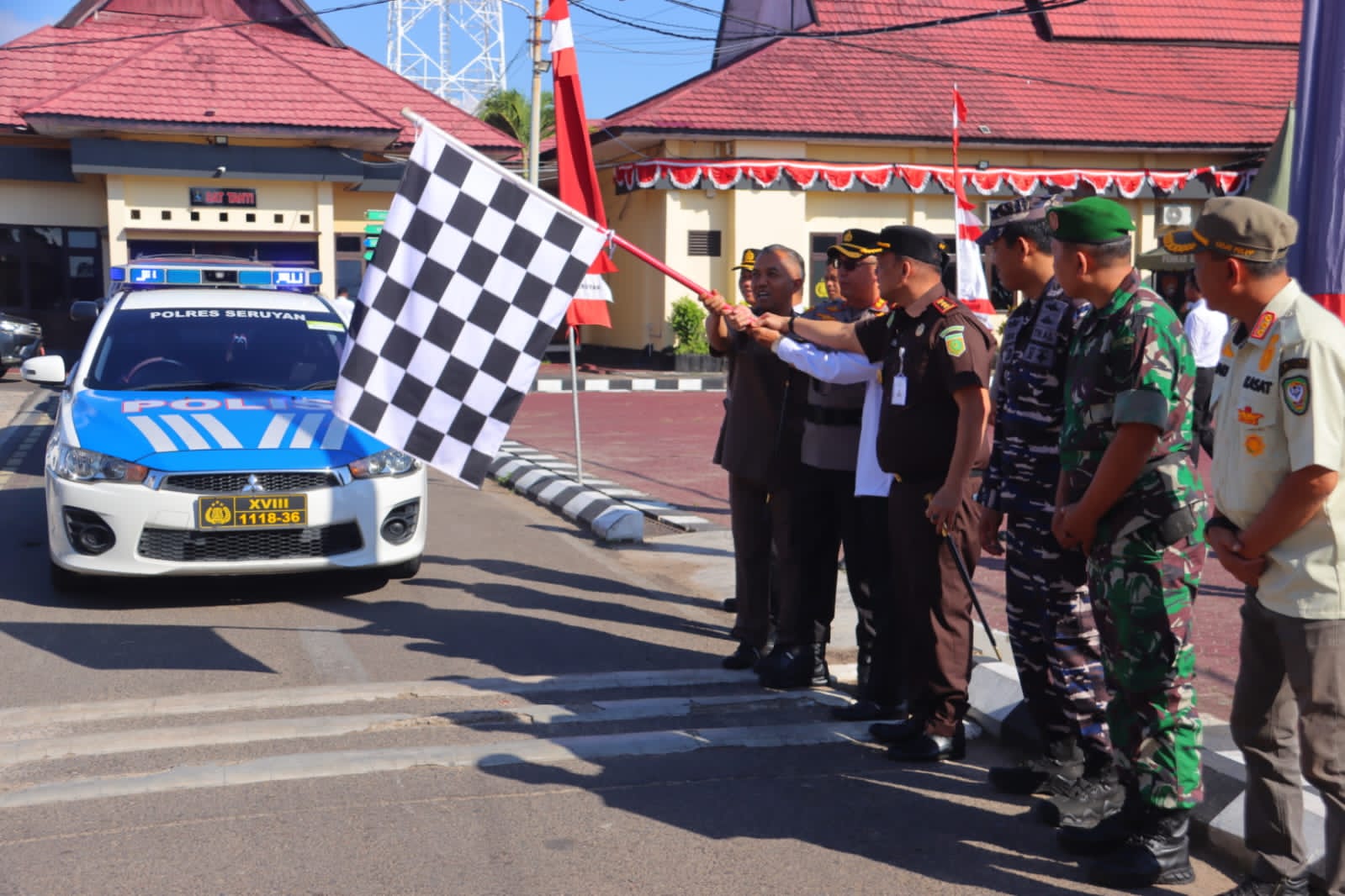 Jaga Kondusivitas Pilkades Serentak, TNI-Polri Bersinergi dalam Apel Pergeseran Pasukan di Seruyan