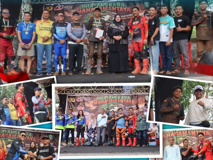 Ratusan Raider Tumpah Ruah di Kotim, Bhayangkara Mahaga Mentaya Trail Meriahkan Hari Bhayangkara ke-80 dengan Semangat Kebersamaan