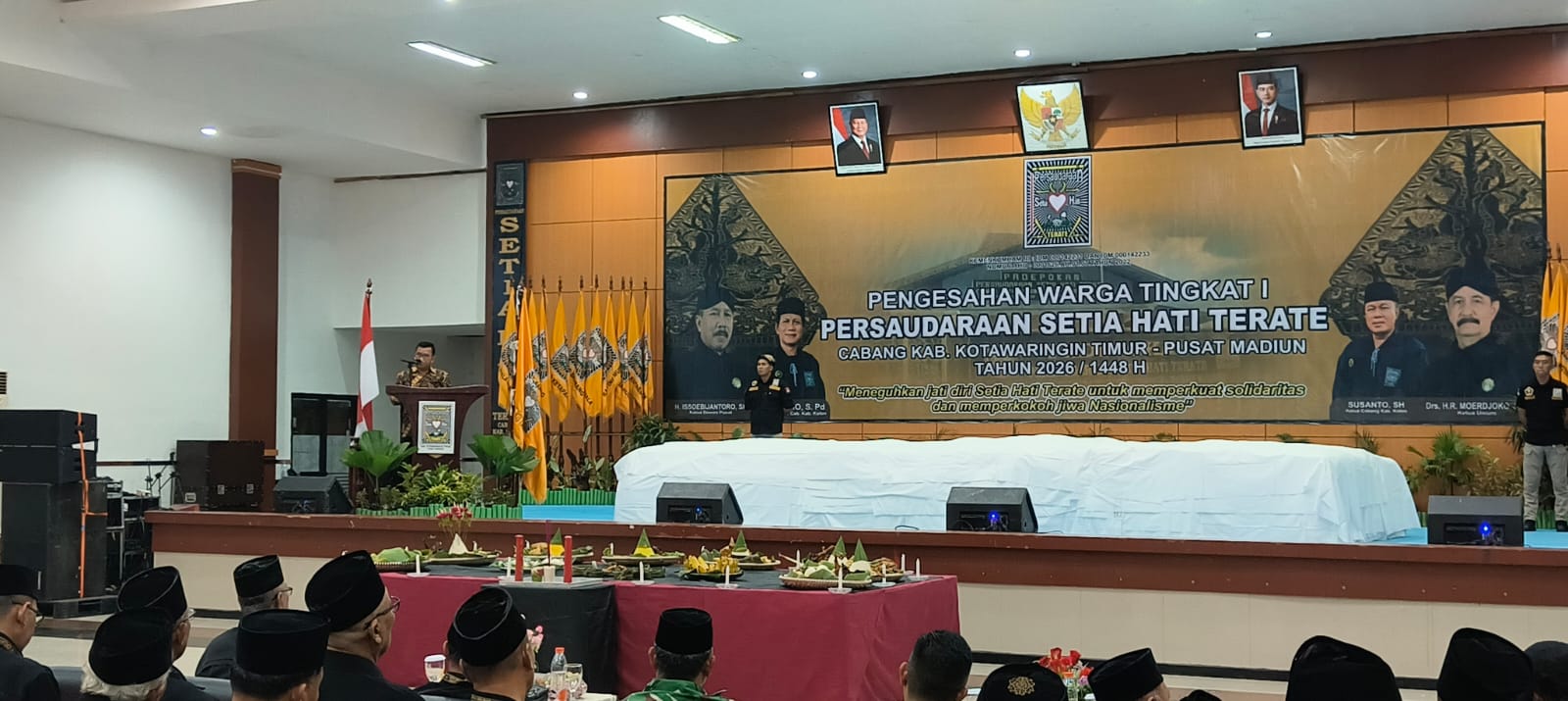 Dandim 1015/Sampit Hadiri Pengesahan Warga Baru Tingkat I PSHT Cabang Kotawaringin Timur