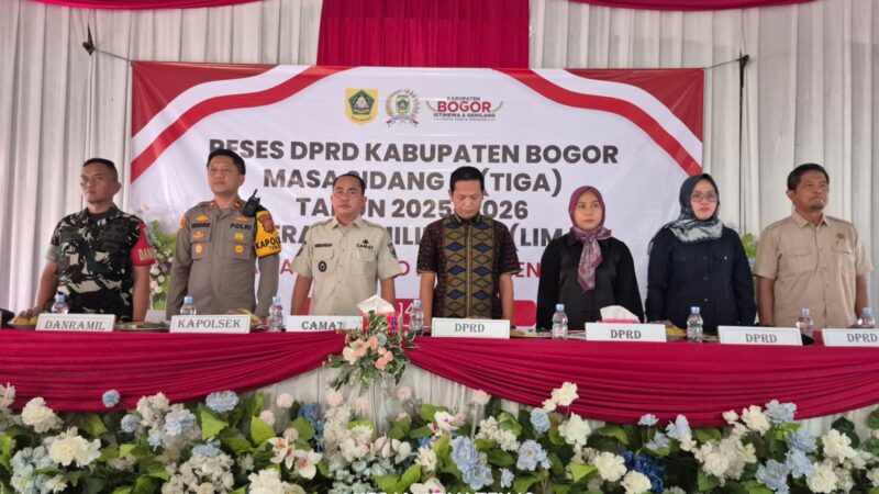 Kawal Aspirasi Rakyat, Danramil 0621-23/Parungpanjang Kawal Kondusifitas Reses DPRD Kabupaten Bogor di Tenjo