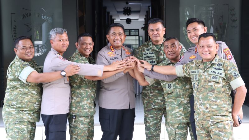 Perkuat Soliditas TNI-Polri, Kapolresta Tangerang Jalin Silaturahmi dengan Kodim 0510/Tigaraksa