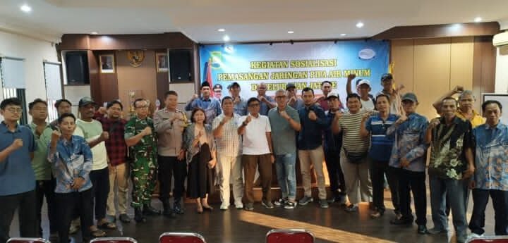 PERUMDA TIRTA BENTENG SOSIALISASIKAN PEMASANGAN JARINGAN PIPA AIR MINUM DI KELURAHAN JATAKE